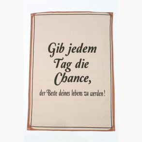 Dishtowel, German - Gib Jedem