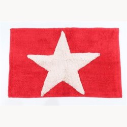 Bathmat with a star