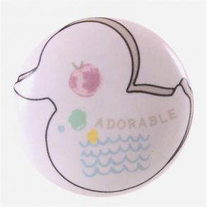 Knob, ceramic - Duck