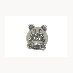 Knob, iron/metal - Teddybear