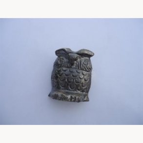 Knob, iron/metal - Owl