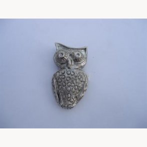 Knob, iron/metal - Owl