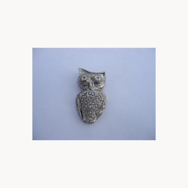 Knob, iron/metal - Owl