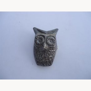 Knob, iron/metal - Owl
