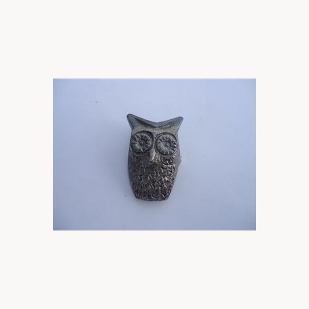 Knob, iron/metal - Owl