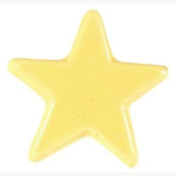 Knop, keramik - Stjerne