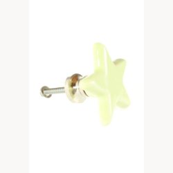 Knop, keramik - Stjerne