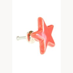Knop, keramik - Stjerne