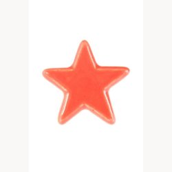 Knop, keramik - Stjerne