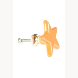 Knop, keramik - Stjerne