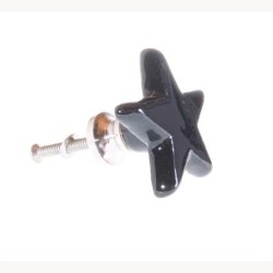 Knop, keramik - Stjerne