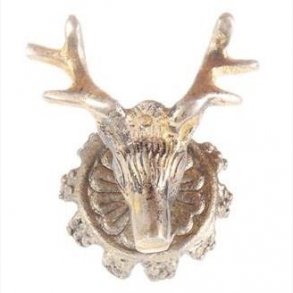 Knob, iron/metal - Antlers