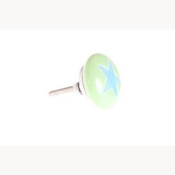 Knop, keramik - Stjerne