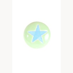 Knop, keramik - Stjerne