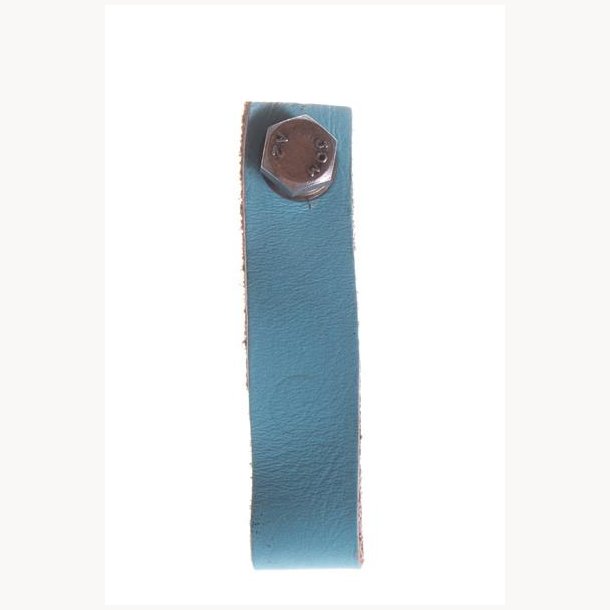 Knob, leather - 9 cm
