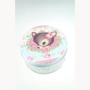 Metal box 12,5 dia x 6 cm