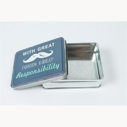 Metal box - Moustache