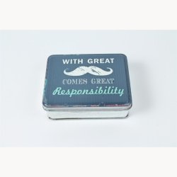 Metal box - Moustache