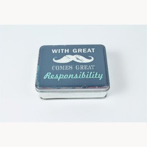 Metal box - Moustache