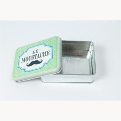 Metal box - Moustache