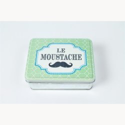 Metal box - Moustache