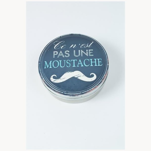 Metal box - Moustache