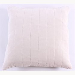 Tofarvet velour pudebetrk 45 x 45 cm