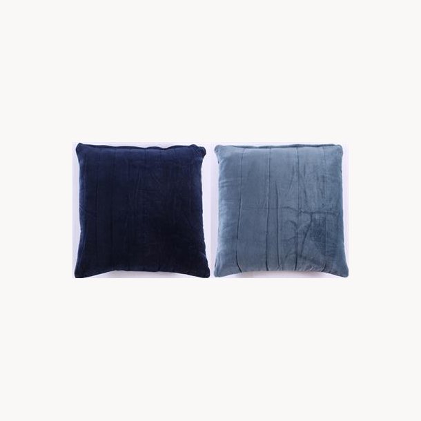 Velvet double colored cushion cover 45 x 45 cm