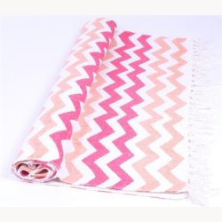 Tppe med zig zak mnster - 70 x 200 cm