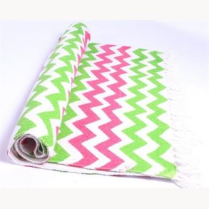 Rug with zig zag print - 70 x 200 cm