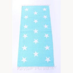 Tppe med stjerner - 70 x 200 cm