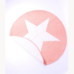 Tppe med stjerne - 120 cm i dia