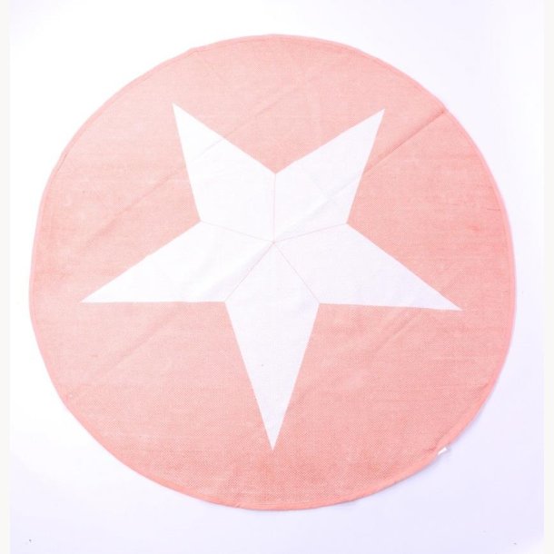Rug with star - 120 cm in dia