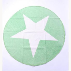 Rug with star - 120 cm in dia