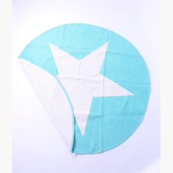 Tppe med stjerne - 120 cm i dia