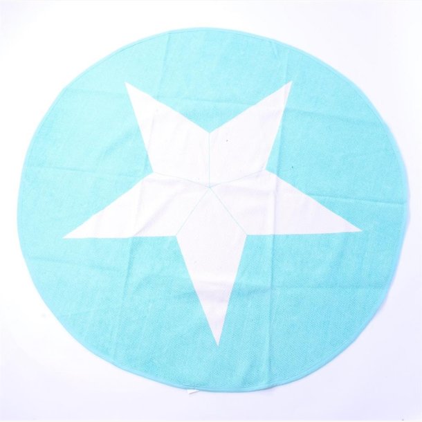 Rug with star - 120 cm in dia