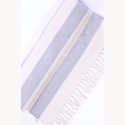 Tppe med striber 140 x 200 cm