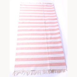 Tppe med striber 140 x 200 cm