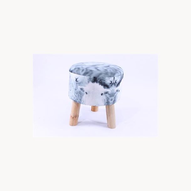 Stool with sheep