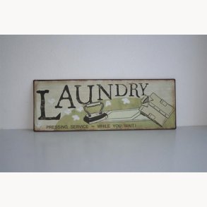 Sign - Laundry