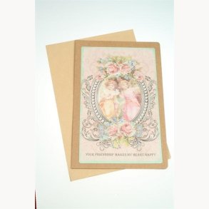 Card with envelope 12,5 x 17,5 cm