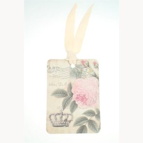 Card with string 8,5 x 16 cm