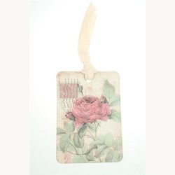 Kort med snor 8,5 x 16 cm