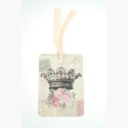 Kort med snor 8,5 x 16 cm