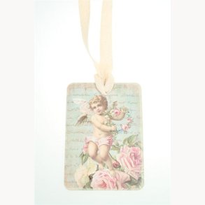 Card with string 8,5 x 16 cm