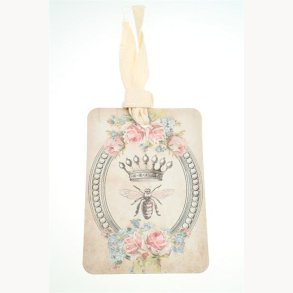 Card with string 8,5 x 16 cm