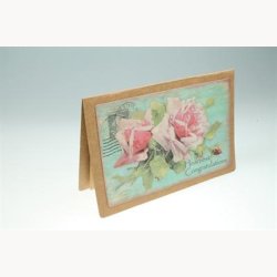 Card with envelope 12,5 x 17,5 cm