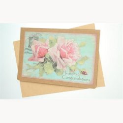 Card with envelope 12,5 x 17,5 cm
