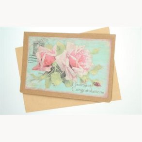 Card with envelope 12,5 x 17,5 cm