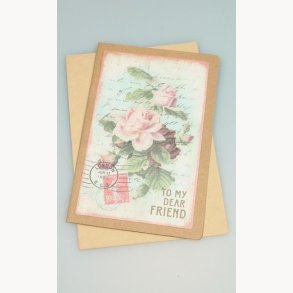 Card with envelope 12,5 x 17,5 cm
